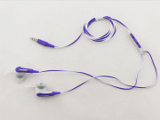 In-ear Sport Headphones with Mic and Voice Control fit iPhone iPod for Bose Sie2i Purple-White (A+) 05