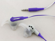 In-ear Sport Headphones with Mic and Voice Control fit iPhone iPod for Bose Sie2i Purple-White (A+) 06