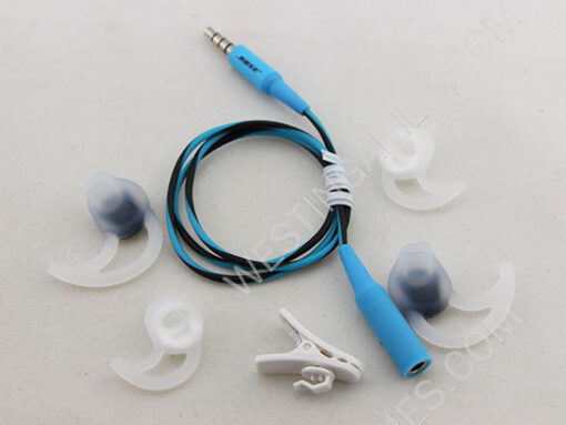 In-ear Sport Headphones with Mic and Voice Control fit iPhone iPod for Bose Sie2i Blue-Black (A+) - Image 7