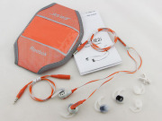 In-ear Sport Headphones with Mic and Voice Control fit iPhone iPod for Bose Sie2i Orange-White (A+) 02