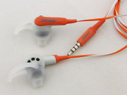 In-ear Sport Headphones with Mic and Voice Control fit iPhone iPod for Bose Sie2i Orange-White (A+) 05
