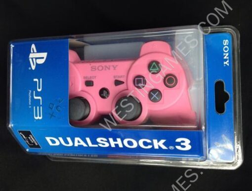 Bluetooth Wireless Controller New Blister Packing for Sony PS3 EU Version - Pink