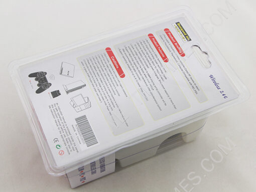 3-in-1 2.4G Wireless Vibration Handle Controller for PS3 PS2 and PC - Black - Image 2
