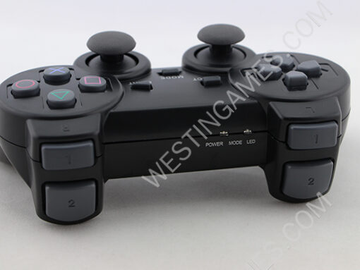 3-in-1 2.4G Wireless Vibration Handle Controller for PS3 PS2 and PC - Black - Image 7