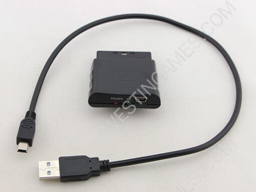 3-in-1 2.4G Wireless Vibration Handle Controller for PS3 PS2 and PC - Black - Image 8