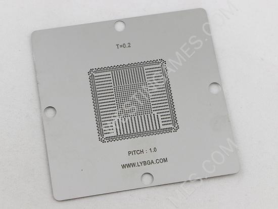 PS4 APU GPU CXD90026G 0.55mm BGA Rework Reballing Stencil Templates 90x90