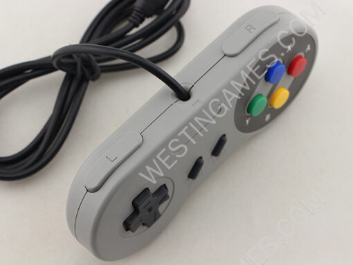 New Super Famicom SFC SNES Controller Gamepad Joypad for PC USB Windows Mac - Colorful Button - Image 4