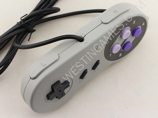 New Super Famicom SFC SNES Controller Gamepad Joypad for PC USB Windows Mac - Purple Button - Image 4