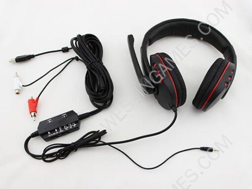 5 in 1 Luxury Wired Stereo Headset Headphone with Mic for PS4/PS3/XBOX 360 /PC/MAC - Image 2