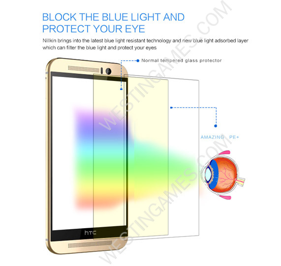 Tempered Glass Screen Protector Glass Film Protection Explosion screen 9H 0.33mm for  HTC One M9 - Image 4