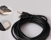 3m Belkin Lightning Charging Data Sync Cable for iPhone 5/5S/5C iPad Mini - Black 03