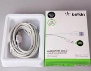 3m Belkin Lightning Charging Data Sync Cable for iPhone 5/5S/5C iPad mini - White