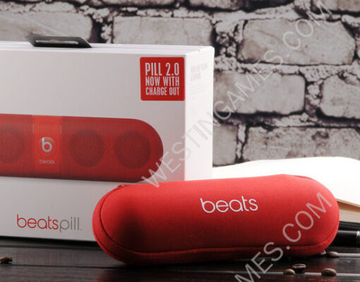 New Bluetooth Portable Speaker Wireless Audio System for Beats By Dr. Dre Beats Pill 2.0 - Red A+