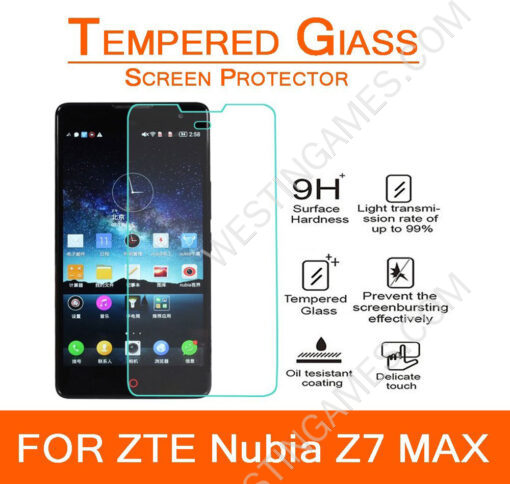 Tempered Glass Screen Protector Glass Film Protection Explosion screen 9H 0.33mm for ZTE Nubia Z7 Max