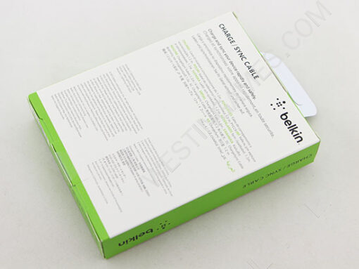 1.2m Belkin Lightning Charging Data Sync Cable for iPhone 5/5S/5C/6 iPad Mini - White - Image 4