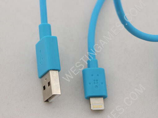 1.2m Belkin Lightning Charging Data Sync Cable for iPhone 5/5S/5C/6 iPad Mini - Blue - Image 2
