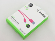 1.2m Belkin Lightning Charging Data Sync Cable for iPhone 5/5S/5C/6 iPad Mini - Pink 03