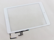 Touch Screen Glass Digitizer Assembly with Home Button and Adhesive for iPad Air 5th - White