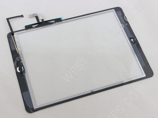 Touch Screen Glass Digitizer Assembly with Home Button and Adhesive for iPad Air 5th - White - Image 2