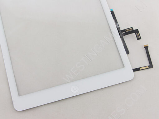 Touch Screen Glass Digitizer Assembly with Home Button and Adhesive for iPad Air 5th - White - Image 7