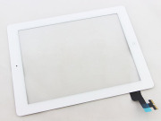 Replacement Touch Screen Digitizer Assembly with Home Button and Adhesive for iPad 2 - White (OEM A)