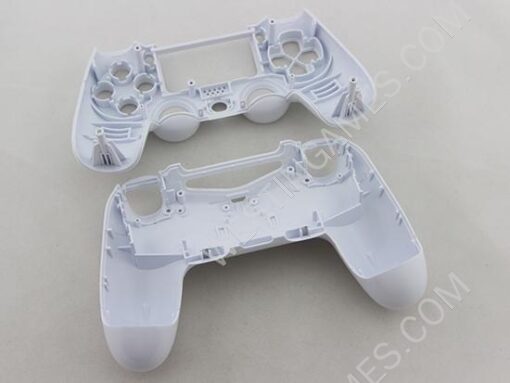 Replacement Top and Bottom Housing Shell Case for Playstation 4 PS4 Controller - Glossy White - Image 5