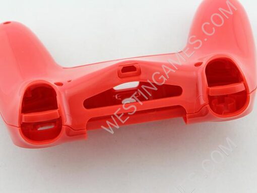 Replacement Top and Bottom Housing Shell Case for Playstation 4 PS4 Controller - Glossy Red - Image 3