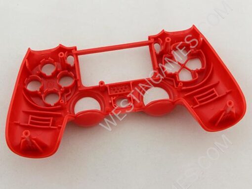 Replacement Top and Bottom Housing Shell Case for Playstation 4 PS4 Controller - Glossy Red - Image 7