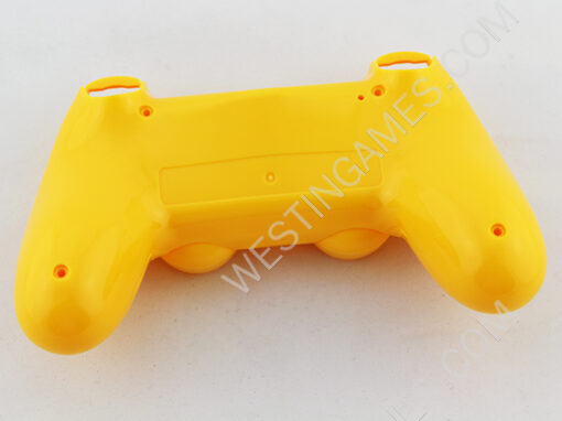 Replacement Top and Bottom Housing Shell Case for Playstation 4 PS4 Controller - Glossy Yellow - Image 2