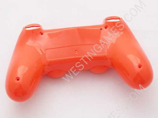 Replacement Top and Bottom Housing Shell Case for Playstation 4 PS4 Controller - Glossy Orange - Image 2