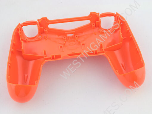 Replacement Top and Bottom Housing Shell Case for Playstation 4 PS4 Controller - Glossy Orange - Image 4