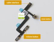 Original Volume/Mute Button Flex Cable Replacement for iPhone 6 4.7''