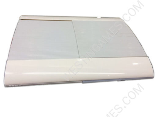 Replacement Complete Housing Shell Case for PS3 Super Slim 4K 4000 - White - Image 2