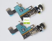Headphone Audio Jack and Charging Dock Port Connector Flex Cable for iPhone 6 4.7inch - White 02