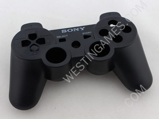 Full Wireless Controller Housing Cover Case to Replacement Original PS3 Controller - Black