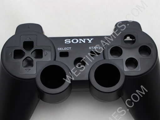 Full Wireless Controller Housing Cover Case to Replacement Original PS3 Controller - Black - Image 4