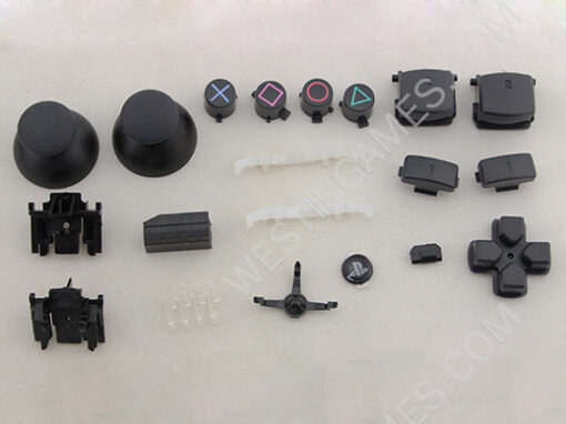 Full Wireless Controller Housing Cover Case to Replacement Original PS3 Controller - Black - Image 9