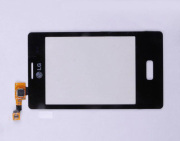 Original Touchscreen Glass Digitizer Parts for LG Optimus L3 E400 T370 T375 - Black
