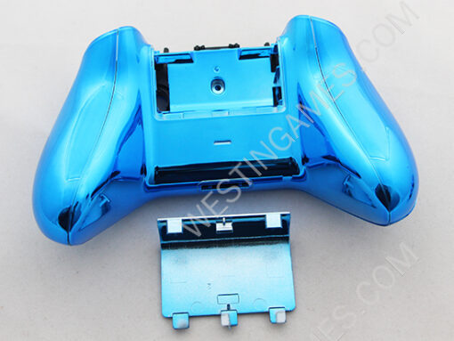 Full Mirror Chrome Housing Shell Case Replacement for XBOX ONE XB1 Wireless Controller - Blue - Image 3