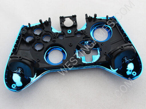 Full Mirror Chrome Housing Shell Case Replacement for XBOX ONE XB1 Wireless Controller - Blue - Image 6