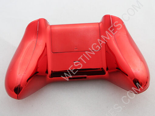 Full Mirror Chrome Housing Shell Case Replacement for XBOX ONE XB1 Wireless Controller - Red - Image 3