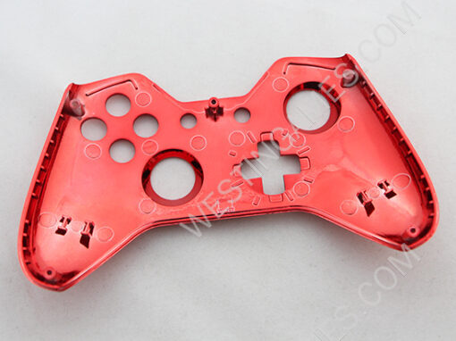 Full Mirror Chrome Housing Shell Case Replacement for XBOX ONE XB1 Wireless Controller - Red - Image 7