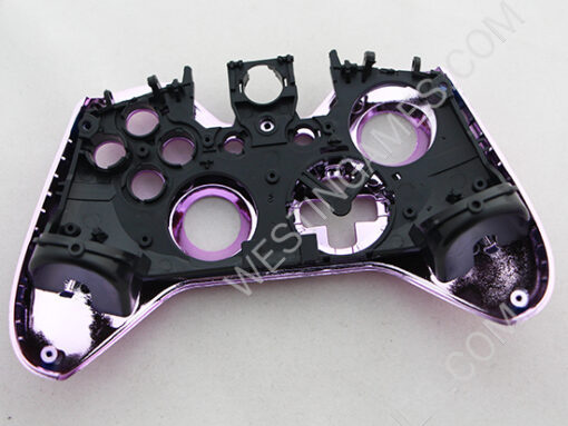 Full Mirror Chrome Housing Shell Case Replacement for XBOX ONE XB1 Wireless Controller - Pink - Image 4