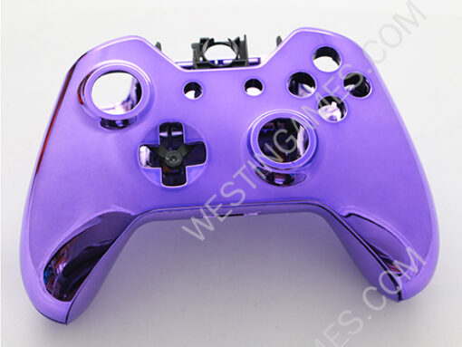 Full Mirror Chrome Housing Shell Case Replacement for XBOX ONE XB1 Wireless Controller - Purple - Image 6