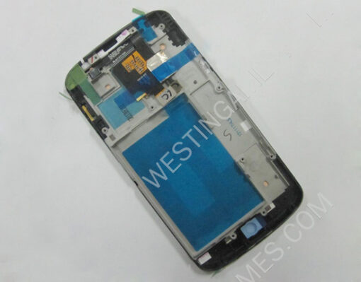 Original LCD Touch Digitizer Screen Assembly + Housing Frame Parts for LG Google Nexus 4 E960 -Black - Image 2