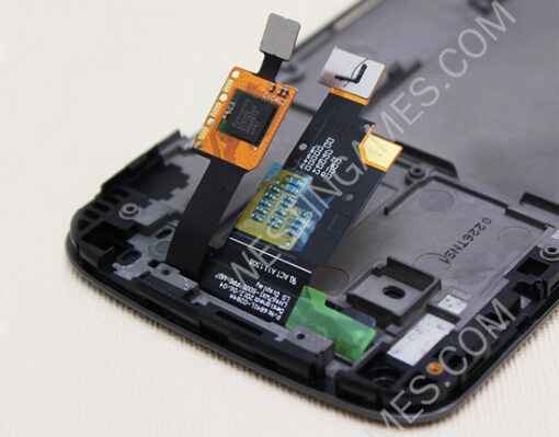 Original LCD Touch Digitizer Screen Assembly + Housing Frame Parts for LG Google Nexus 4 E960 -Black - Image 3