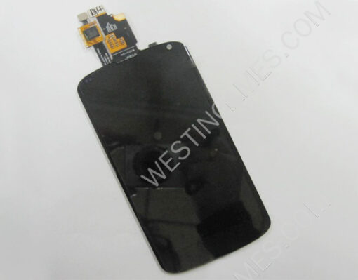 Original LCD Display with Touch Digitizer Screen Assembly Parts for LG Google Nexus 4 E960 - Black