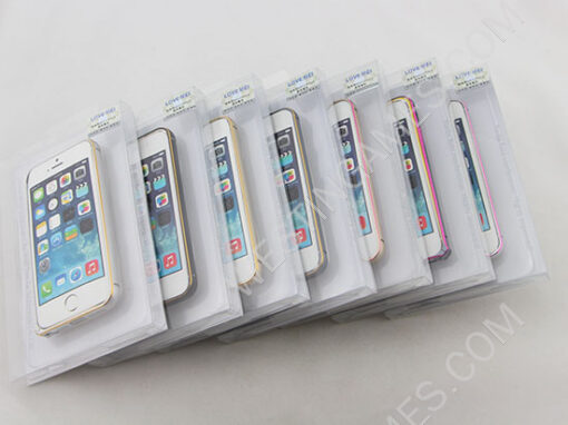3D Arc Edge Ultra Thin Slim Aluminium Metal Bumper Frame Cover Case for iPhone 5 5S - Type B