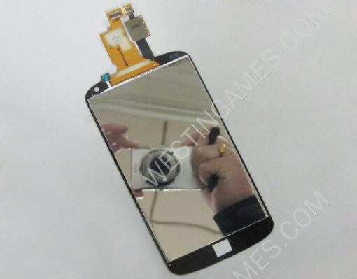 Original LCD Display with Touch Digitizer Screen Assembly Parts for LG Google Nexus 4 E960 - Black - Image 2