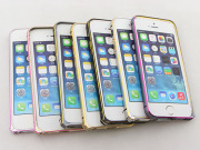 3D Arc Edge Ultra Thin Slim Aluminium Metal Bumper Frame Cover Case for iPhone 5 5S - Type B 04